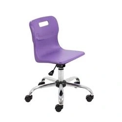 Image of Titan Swivel Junior Chair 365 435mm Seat Height Purple T30 P