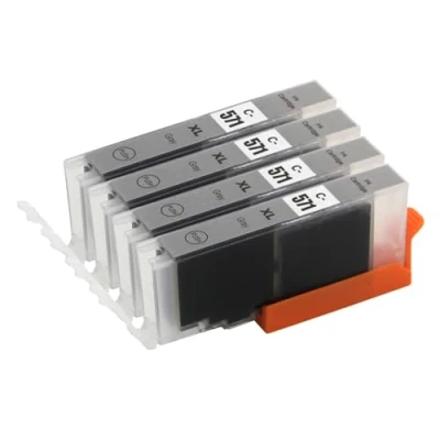 Image of Go Inks 4 Compatible to replace CLI 571GY XL Grey Ink Cartridges for use with Canon PIXMA Printers