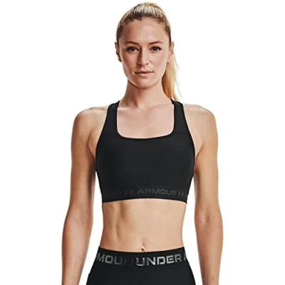 Image of Under Armour Women&#039;s UA Crossback Mid Bra Shirt