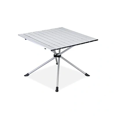 Image of Portal Outdoor Foldable Camping Table Lightweight Aluminium, Portable and Easy to Assemble Supports up 30kg, PT TB PORTO