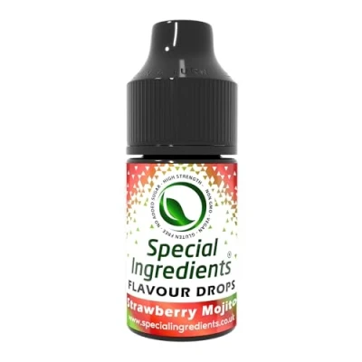 Image of Strawberry Mojito Flavour Drop 30ml Highly Concentrated Versatile Food Flavouring Vegan, Non GMO, Gluten Free