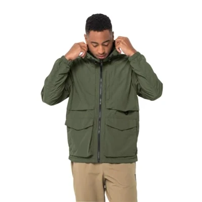 Image of Jack Wolfskin Men&#039;s Lightsome Hiking Jacket M Softshell, Greenwood, XXL