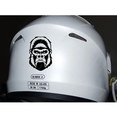 Image of WaterShed Designs 60mm Gorilla helmet decal/sticker