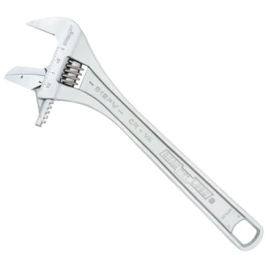 Image of Channellock 812PW 12&quot; Reversible Jaw Adjustable Wrench/Pipe Wrench, Chrome