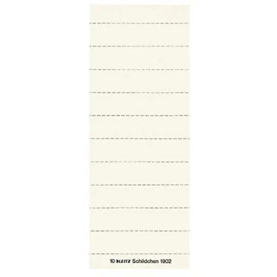 Image of Leitz 19020001 Labels (Blank, Universal Sticker, 3 Lines) Pack of 100 White