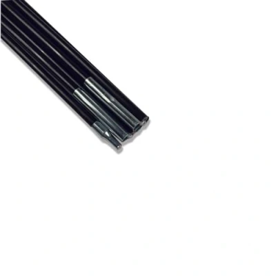 Image of TentSpares Kampa Brean 3 Tent, Black Coded Fibreglass Front Canopy Poles, Durable Tent Poles Replacement for Camping