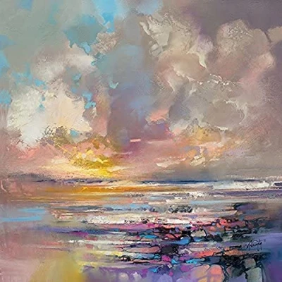 Image of Art Group WDC98243 The Scott Naismith (Radiant Energy) Canvas Print, Wood, Multi Colour, 85 x 1.3 cm