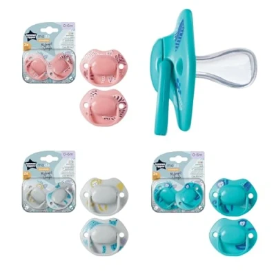 Image of Tommee Tippee 0 6 Months Closer to Nature 2 Orthodontic Soothers
