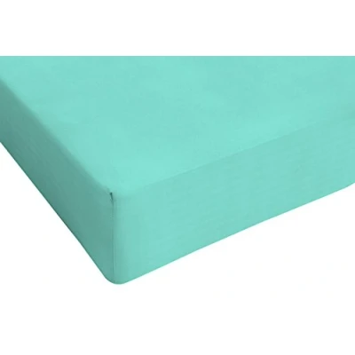 Image of Sogni e Capricci Max Color Fitted Sheet with 25cm Corner, Water Green, double