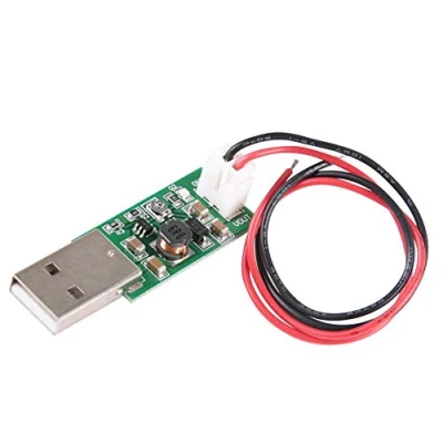 Image of Boost Converter Module, Keenso USB Mini Adjustable Output Voltage step up Board DC 5V to 6v 9V 12V 15V 7Wusb