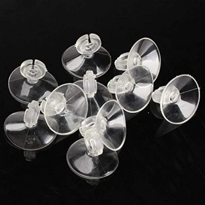 Image of Yitaocity 50Pcs Aquarium Fish Tank Suction Cups Suckers Clips Air Line Pump Tubing Plastic