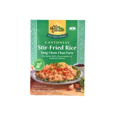 Image of ASIAN HOME GOURMET Spice Paste for Cantonese Stir Fried Rice (Yangzhou Rice) 50 g
