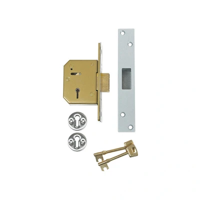 Image of Union 3G115 C Series 5 Lever Deadlock 67mm 2.5in Satin Brass UNNV3G115B67