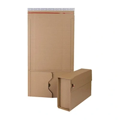 Image of Pack of 25 B5 Size Brown Book Wrap B Flute (270 x 190 80mm)