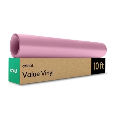 Image of Cricut Value Vinyl Matte, Pink 12 in x 10 ft (1)