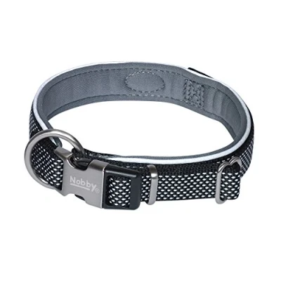 Image of Nobby Collar &quot;Classic Preno Royal&quot; 80630 05, black, S M (neck circumference 38 47 cm)