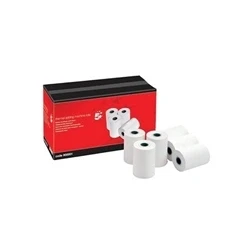 Image of 5 Star Thermal 1 Ply Printer Rolls 57x38x18m Core 12.7mm (Pack of 20)