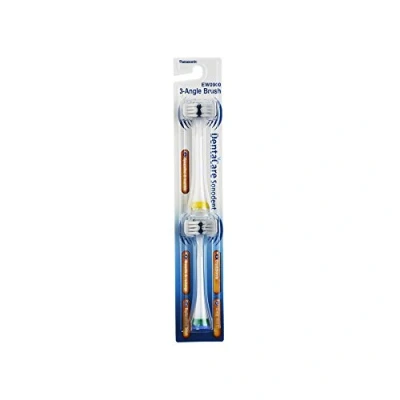 Image of Panasonic Dentacare Sonodent EW0900 3 Angle Toothbrush Heads (x2)