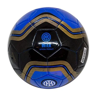 Image of Mondo 13402 Colour Toys Inter PRO Stitched Football Official Product Size 5 400 g Light Blue 13402, Black Baby Blue, Misura