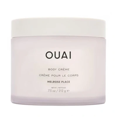 Image of OUAI Body Cream, Melrose Place Hydrating Whipped Cream with Cupuaçu Butter, Coconut Oil and Squalane Softens Skin Delivers Healthy Looking Glow Sulfate Free Care (7.5 Oz)