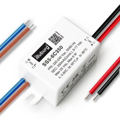 Image of illuburg LED Driver Waterproof IP65 350mA Constant Current 3.5W 6W Flickerfree Power Supply Transformer