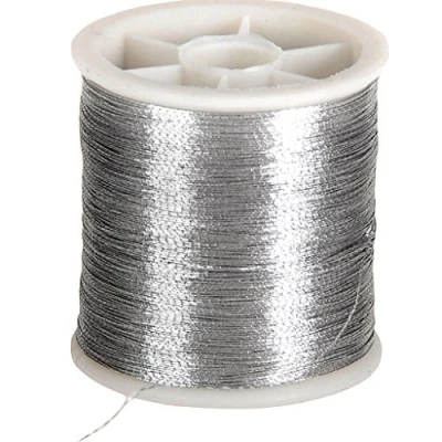 Image of Creativ Company 100 Piece Sewing Thread, Silver