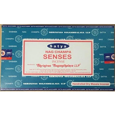 Image of Satya Nag Champa Incense Sticks Box 12 Packs (Senses)