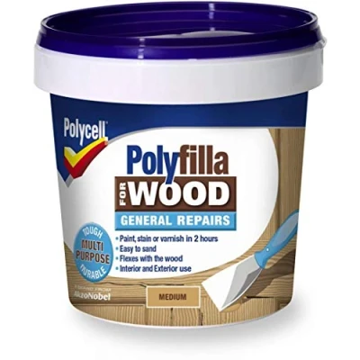 Image of Polycell Polyfilla Wood General Repair 380gm Light Tub