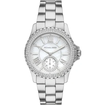 Image of Michael Kors Watch Everest silvercoloured, Women&#039;s, Size: One Size, Silver coloured