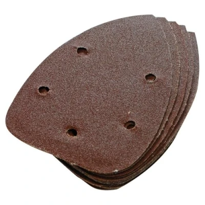 Image of Silverline Hook &amp; Loop Detail Sander Sheets 140mm 10pk 60 Grit