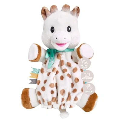 Image of Sophie The Giraffe Super Soft Puppet Comforter