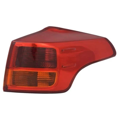 Image of 8156142170, 8156142171 Rear light TYC 11 12634 01 2 Left Outer section red without bulb holder TOYOTA: RAV4 IV Off Road