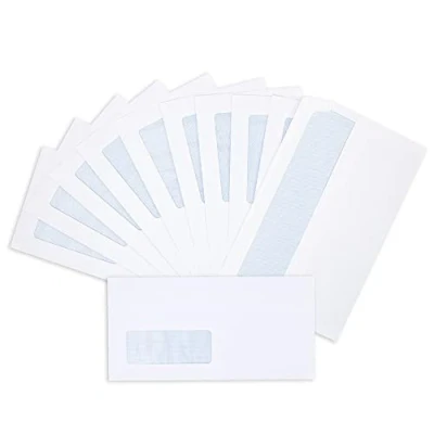 Image of Postmaster DL Window Envelopes 110 x 220mm 80 GSM Self Seal White 400 Pack
