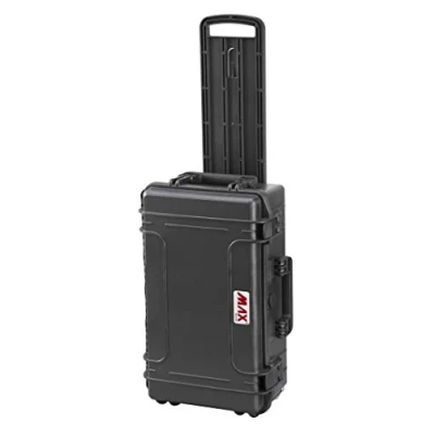 Image of Max Cases Max520TR Empty Airtight Trolley Case for Transporting and Protection of Sensitive Devices Materials Internal Dimensions 520 x 290 200 mm