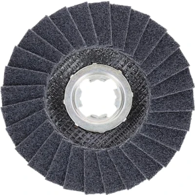 Image of Bosch Professional 1 X Expert N475 SCM Lock Flap Disc (for Finishing Metal Surfaces, Diameter 115 mm, Coarse, Accessories Angle Grinder)