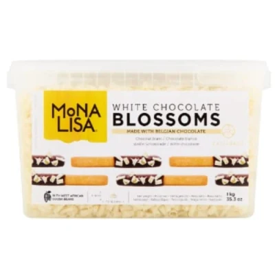 Image of Mona Lisa White Chocolate Blossoms 1000g x 4
