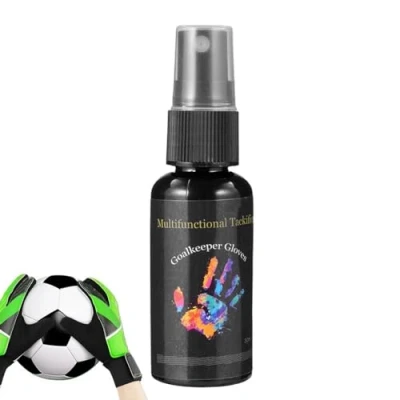 Image of tinysiry Goalie Glove Spray 30ML Portable Soccer Goalkeeper Grip Spray, Antiskid Tackifier for Gloves, Hand