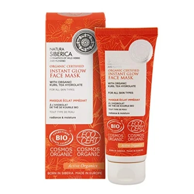 Image of Natura Siberica Organic Certified All Skin Types, Instant Glow Face Mask