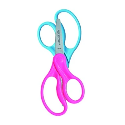 Image of Westcott School Left and Right Handed Kids Scissors, 5 Inch, Pointed, Pack of 2, Assorted Colors (13132)