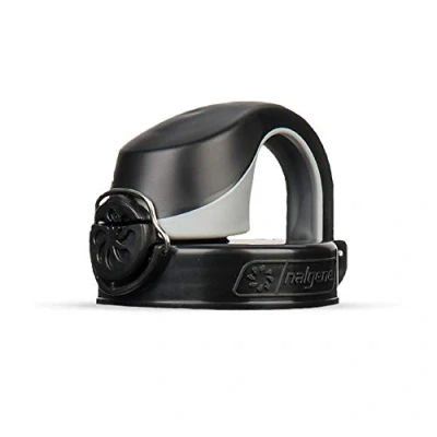 Image of Nalgene On The Fly Bottle Replacement Lid (Black/Gray), 22oz
