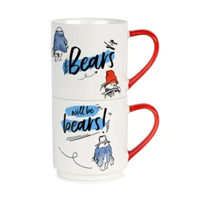 Image of Paddington Bears Will Be Design,2 Mug Set Ceramic