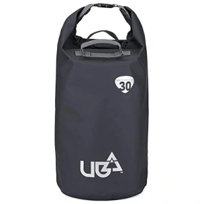 Image of Urban Beach unisex Waterproof Dry Bag, Heavy Duty Floating Water Sport Rucksack, Black, 30 L