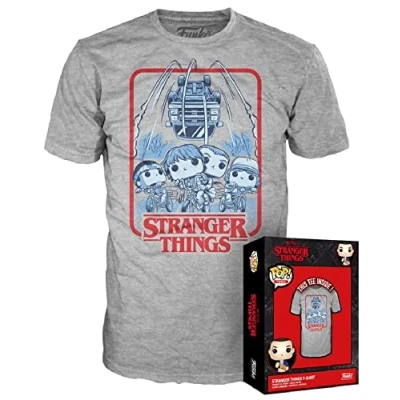 Image of Funko Boxed Tee: Stranger Things Extra Large (XL) T Shirt Clothes Gift Idea Short Sleeve Top for Adults Unisex Men and Women Official Merchandise Fans
