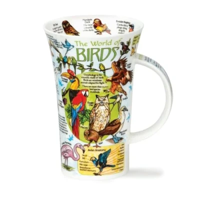 Image of Dunoon Glencoe 0.5 Litre Fine Bone China Mug World of Birds