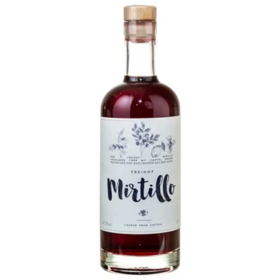 Image of Freihof Mirtillo Blueberry and Juniper Liqueur, 70 cl