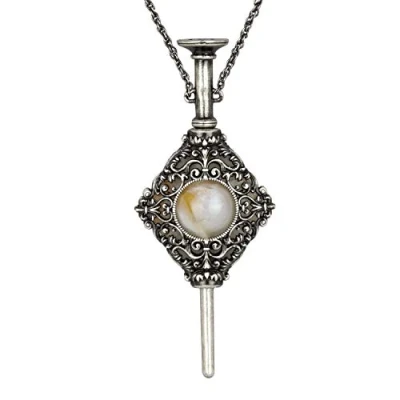 Image of The Noble Collection Fantastic Beasts Gellert Grindelwald Costume Pendant 3in (8cm) Wizarding World Film Set Movie Props Jewellery Replicas Gifts