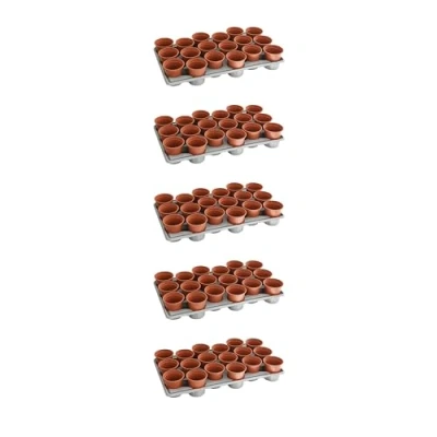 Image of Thompson &amp; Morgan Garden Durable Shuttle Trays 18 Pots per Tray: Simplify Plant Transport, Reusable for Seedlings and Plug Growth (90)