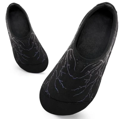 Image of Kids Swim Water Shoes for Boys Toddlers Baby Aqua Socks Quick Dry Pool Beach Barefoot Children（Jiaoyin Black 28/29