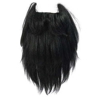 Image of Bristol Novelty MB084 Giant Beard Black Pack of 1, Mens, One Size