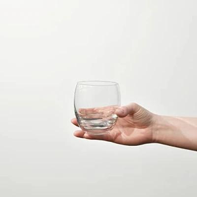 Image of Krosno Whisky Gin Tumbler Glasses Drinking Set of 6 300 ML Elite Collection Dessert Cocktail Gift Box Perfect for Home, Restaurants &amp; Kitchen Dishwasher Safe Glass Cup